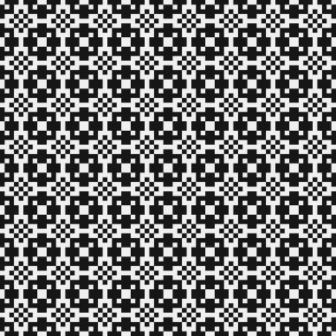 Noktalı siyah beyaz desen, logo üretken hesaplama, sanat illüstrasyonu 