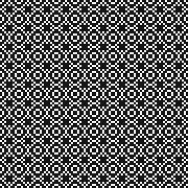 Noktalı siyah beyaz desen, logo üretken hesaplama, sanat illüstrasyonu 