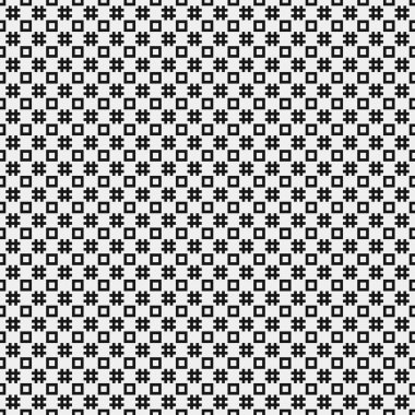 Siyah ve beyaz soyut desen, logo üretken hesaplama, sanat illüstrasyonu 