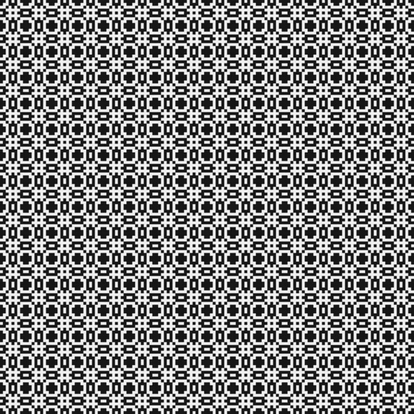 Black White Abstract Pattern Dots Logo Generative Computational Art Illustration — 스톡 벡터