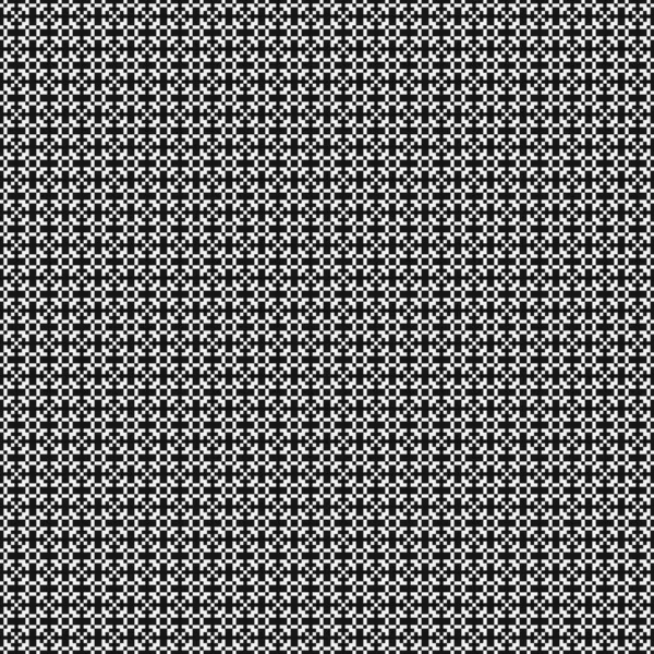 Black White Abstract Pattern Dots Logo Generative Computational Art Illustration — 스톡 벡터