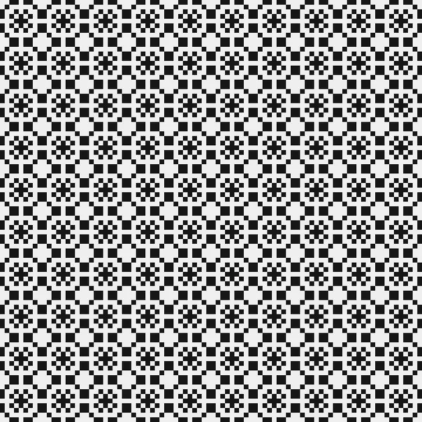 Black White Abstract Pattern Dots Logo Generative Computational Art Illustration — 스톡 벡터