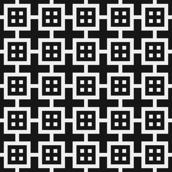 Чорно Білий Абстрактний Візерунок Генеративні Обчислення Логотипу Художня Ілюстрація — стоковий вектор