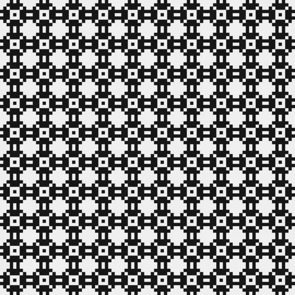 Black White Abstract Pattern Dots Logo Generative Computational Art Illustration — 스톡 벡터