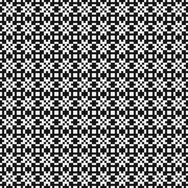 Black White Abstract Pattern Dots Logo Generative Computational Art Illustration — 스톡 벡터