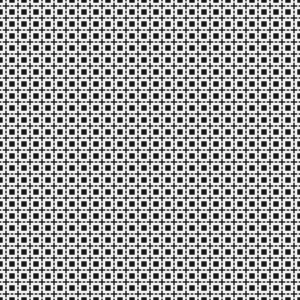 Noir Blanc Motif Abstrait Pois Logo Génératif Illustration Art — Image vectorielle