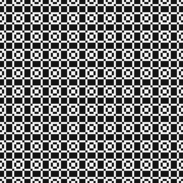 Patrón Abstracto Blanco Negro Logo Generativo Computacional Ilustración Arte — Vector de stock