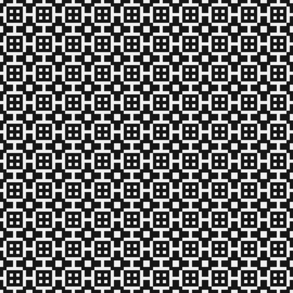 Black White Abstract Pattern Dots Logo Generative Computational Art Illustration — 스톡 벡터