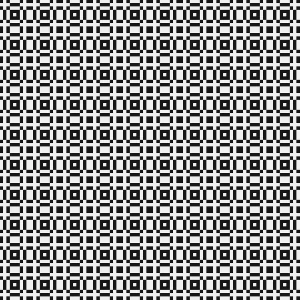 Black White Abstract Pattern Dots Logo Generative Computational Art Illustration — 스톡 벡터