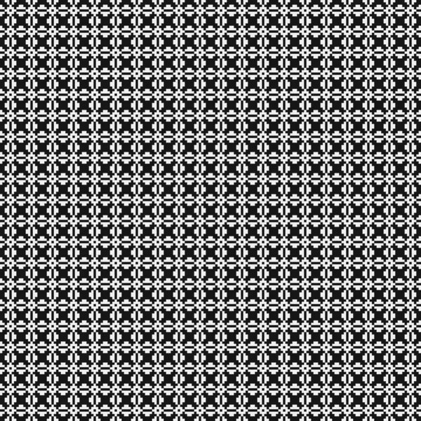 Черно Белый Абстрактный Шаблон Логотип Генеративных Вычислений Художественная Иллюстрация — стоковый вектор
