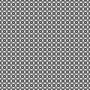 Noktalı siyah beyaz desen, logo üretken hesaplama, sanat illüstrasyonu 