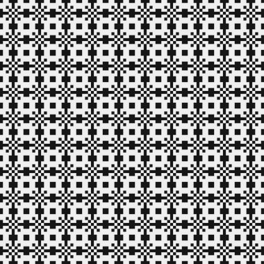 Noktalı siyah beyaz desen, logo üretken hesaplama, sanat illüstrasyonu 