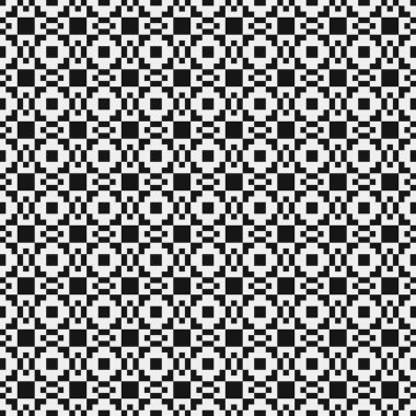 Noktalı siyah beyaz desen, logo üretken hesaplama, sanat illüstrasyonu 