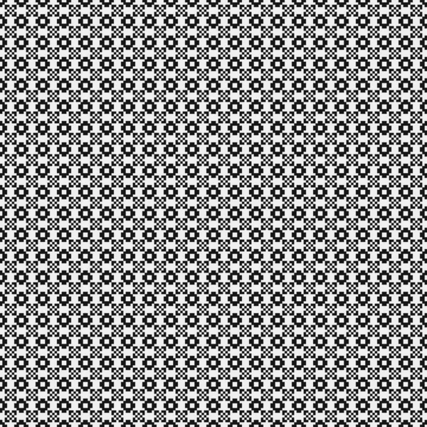 Black White Abstract Pattern Dots Logo Generative Computational Art Illustration — 스톡 벡터