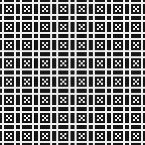 Black White Abstract Pattern Dots Logo Generative Computational Art Illustration — Stock Vector