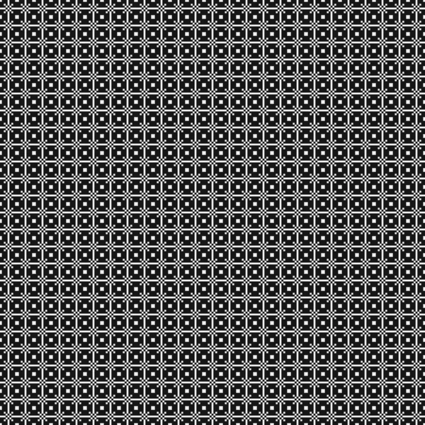 Black White Abstract Pattern Logo Generative Computational Art Illustration — 스톡 벡터