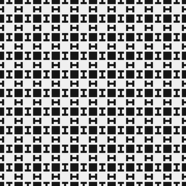 Patrón Abstracto Blanco Negro Con Puntos Logo Generativo Computacional Ilustración — Archivo Imágenes Vectoriales