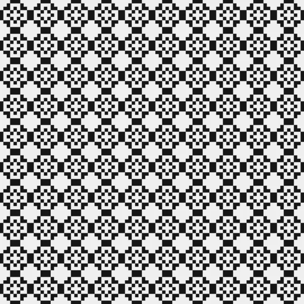 Noir Blanc Motif Abstrait Pois Logo Génératif Illustration Art — Image vectorielle