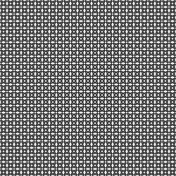 Noir Blanc Motif Abstrait Pois Logo Génératif Illustration Art — Image vectorielle