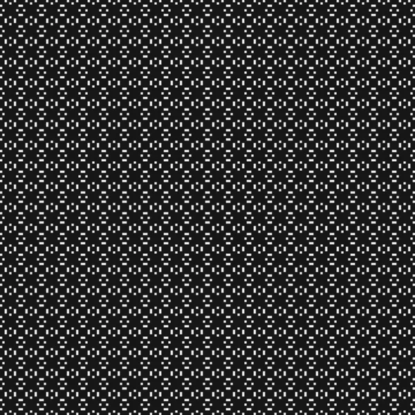 Black White Abstract Pattern Dots Logo Generative Computational Art Illustration — 스톡 벡터