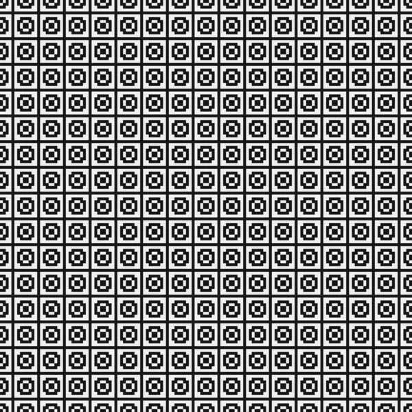 Ασπρόμαυρο Αφηρημένο Μοτίβο Κουκκίδες Λογότυπο Που Δημιουργεί Υπολογιστική Εικονογράφηση Τέχνης — Διανυσματικό Αρχείο