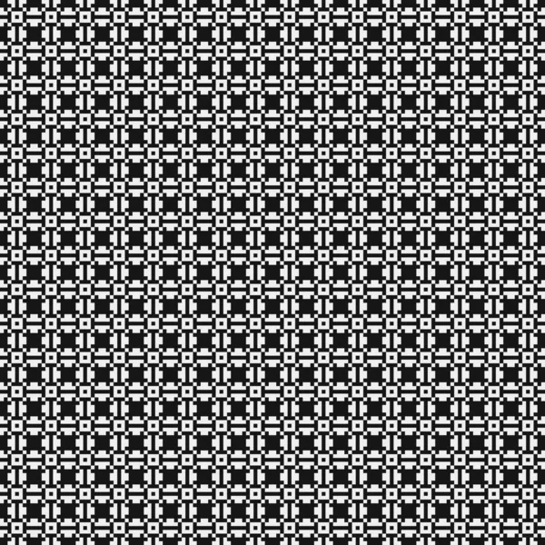 Black White Abstract Pattern Dots Logo Generative Computational Art Illustration — 스톡 벡터