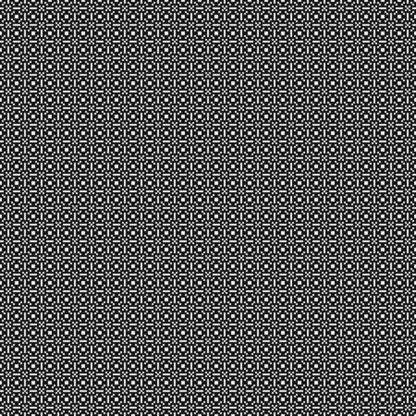 Abstraktes Schwarz Weiß Muster Mit Punkten Logo Generative Computergestützte Künstlerische — Stockvektor