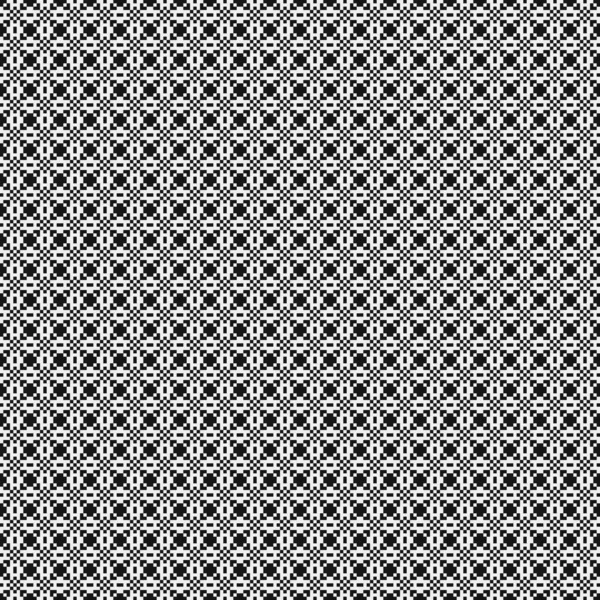 Abstract Cross Pattern Dots Logo Ilustração Arte Computacional Generativa — Vetor de Stock