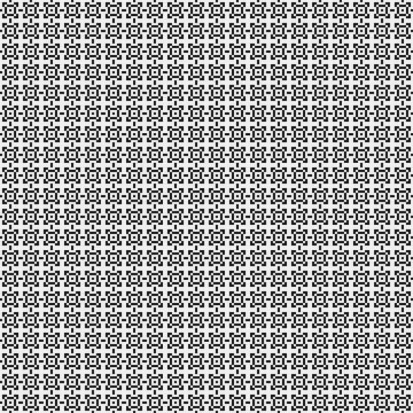 Black White Abstract Pattern Dots Logo Generative Computational Art Illustration — 스톡 벡터