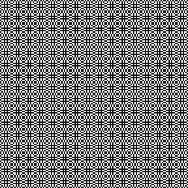 Motif Sans Couture Formes Géométriques Noir Blanc — Image vectorielle