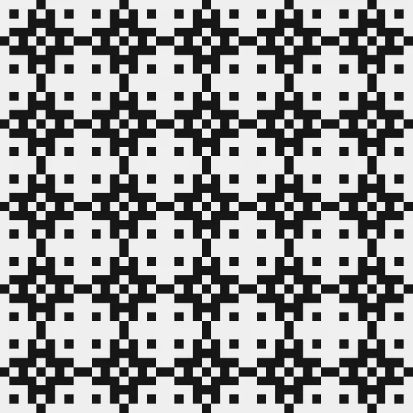 Black White Abstract Pattern Dots Logo Generative Computational Art Illustration — 스톡 벡터