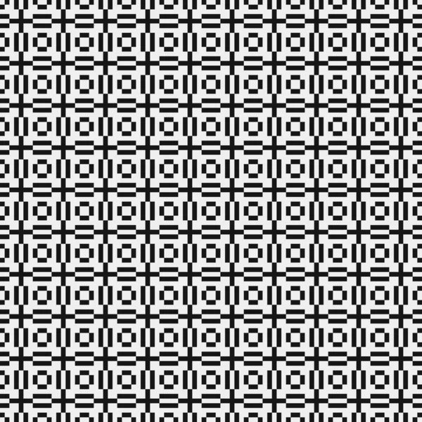 Black White Abstract Pattern Dots Logo Generative Computational Art Illustration — 스톡 벡터