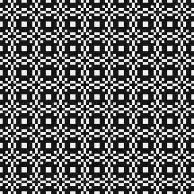 Noktalı siyah beyaz desen, logo üretken hesaplama, sanat illüstrasyonu 