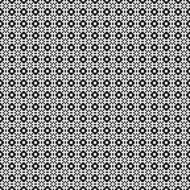 Siyah ve beyaz soyut desen, logo üretken hesaplama, sanat illüstrasyonu 