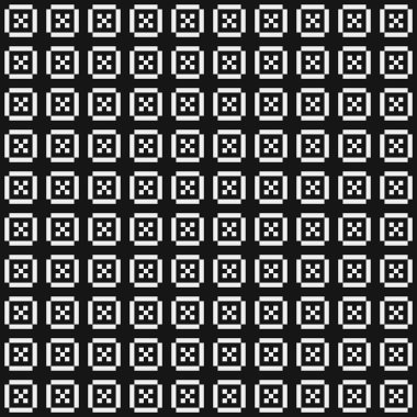 Siyah ve beyaz soyut desen, logo üretken hesaplama, sanat illüstrasyonu 