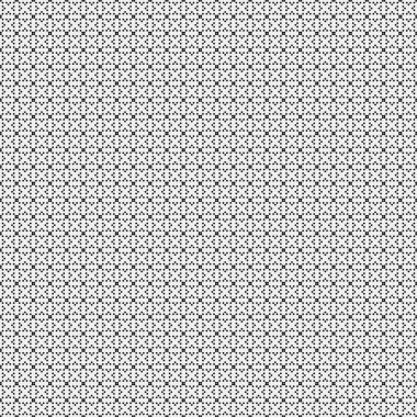 Noktalı siyah beyaz haç deseni, logo üretken hesaplama sanatı çizimi