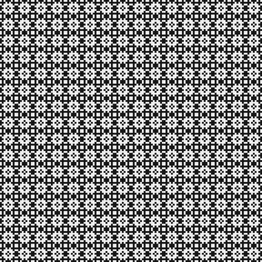 Noktalı siyah beyaz desen, logo üretken hesaplama, sanat illüstrasyonu 