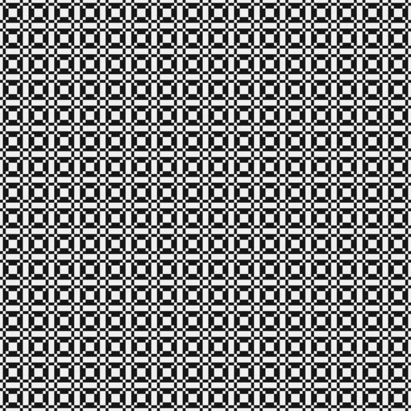 带圆点的黑白抽象图案 标志生成计算 艺术图解 — 图库矢量图片