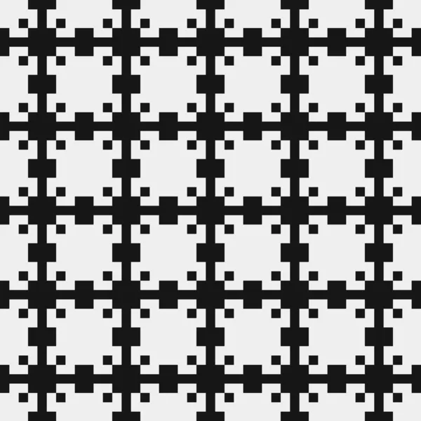 Black White Abstract Pattern Dots Logo Generative Computational Art Illustration — 스톡 벡터