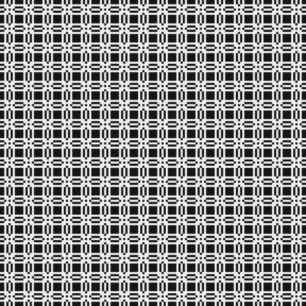 Noir Blanc Motif Abstrait Pois Logo Génératif Illustration Art — Image vectorielle