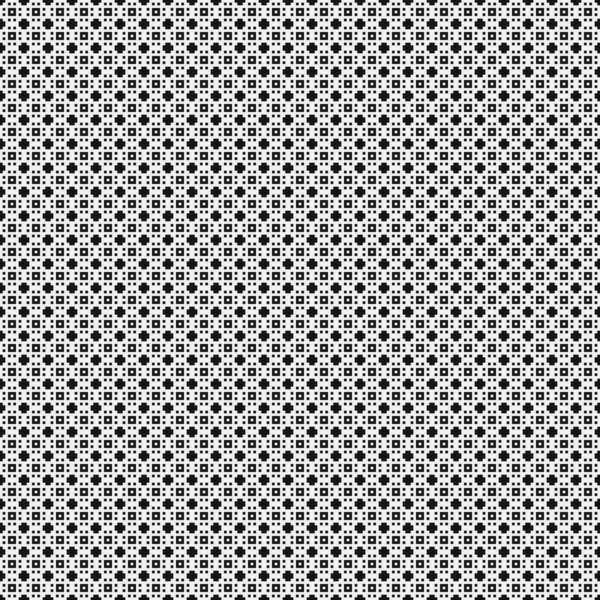 Noir Blanc Motif Abstrait Pois Logo Génératif Illustration Art — Image vectorielle