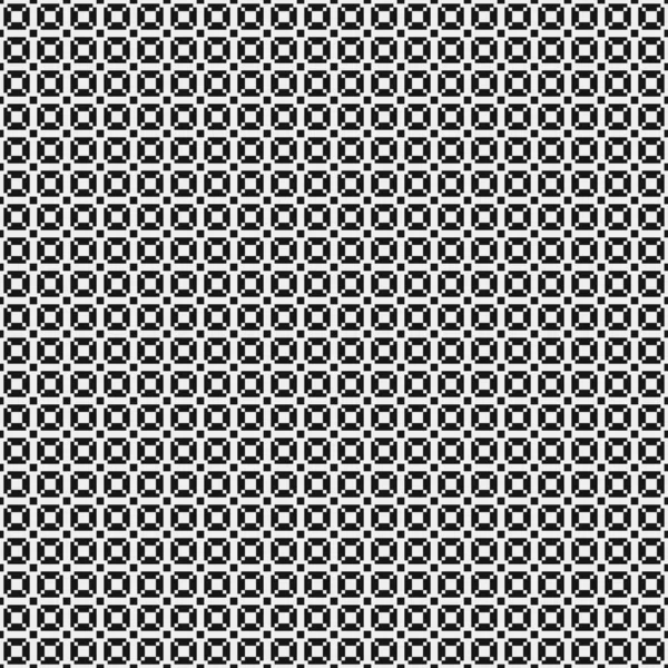 Black White Abstract Pattern Dots Logo Generative Computational Art Illustration — 스톡 벡터