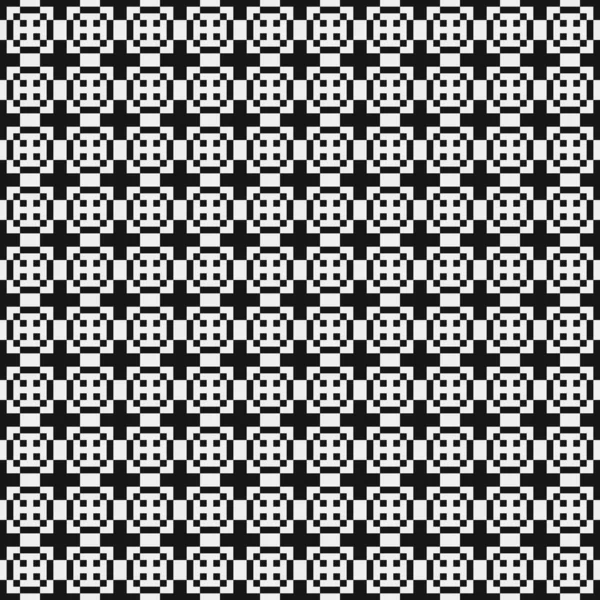 Fekete Fehér Absztrakt Minta Logo Generatív Számítógépes Művészeti Illusztráció — Stock Vector