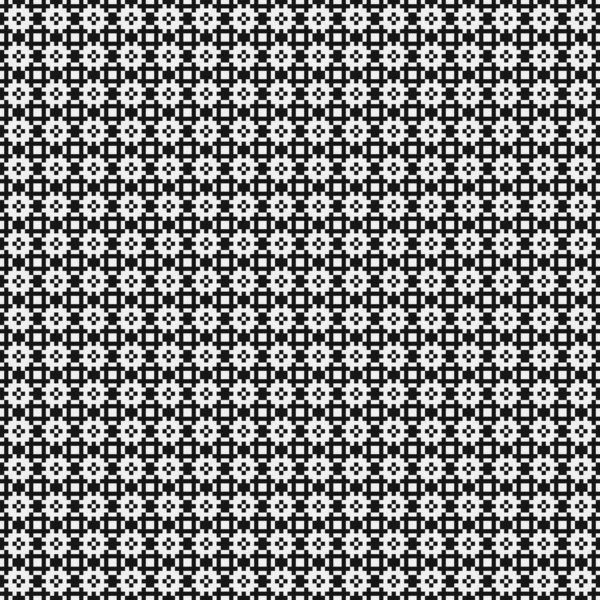 Black White Abstract Pattern Dots Logo Generative Computational Art Illustration — 스톡 벡터