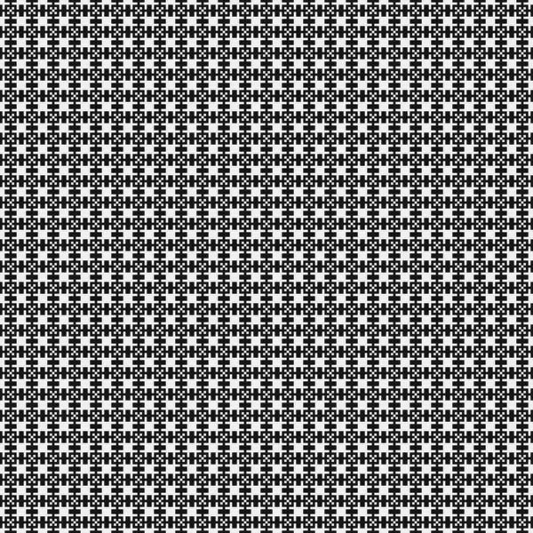 Patrón Abstracto Blanco Negro Con Puntos Logo Generativo Computacional Ilustración — Archivo Imágenes Vectoriales