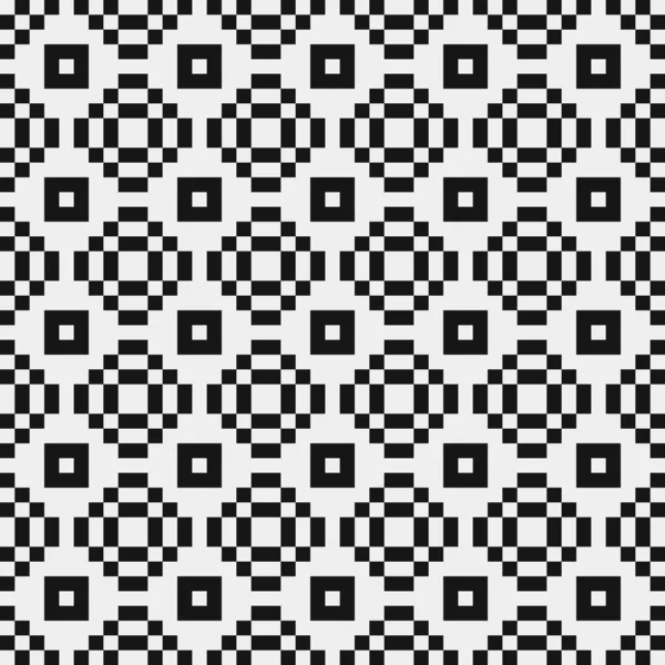 Black White Abstract Pattern Dots Logo Generative Computational Art Illustration — 스톡 벡터