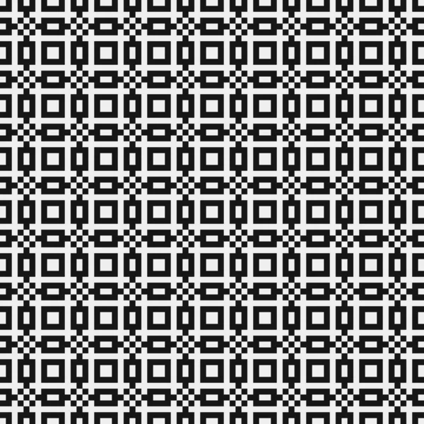 Noir Blanc Motif Abstrait Pois Logo Génératif Illustration Art — Image vectorielle