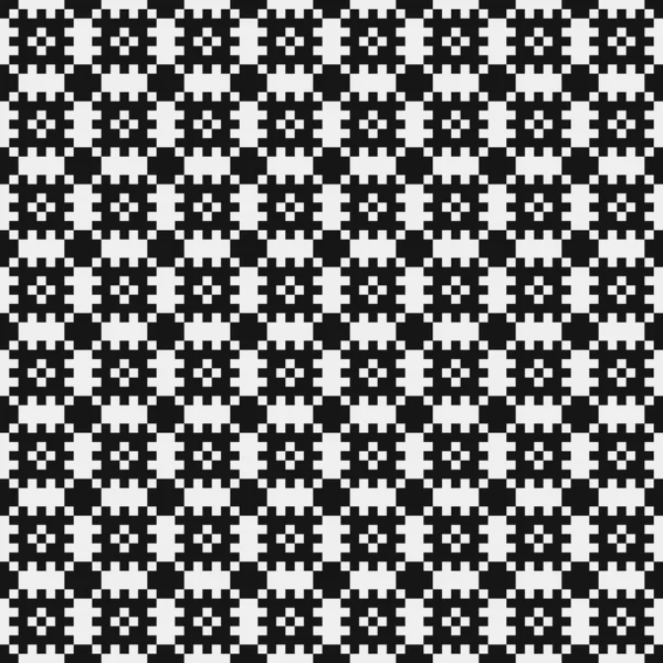 Black White Abstract Pattern Dots Logo Generative Computational Art Illustration — 스톡 벡터