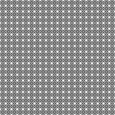 Basit geometrik soyut siyah beyaz arkaplan, vektör illüstrasyonu tekrarlanıyor 