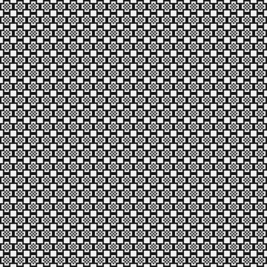 Noktalı siyah beyaz desen, logo üretken hesaplama, sanat illüstrasyonu 